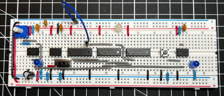 Completed clock module assembly